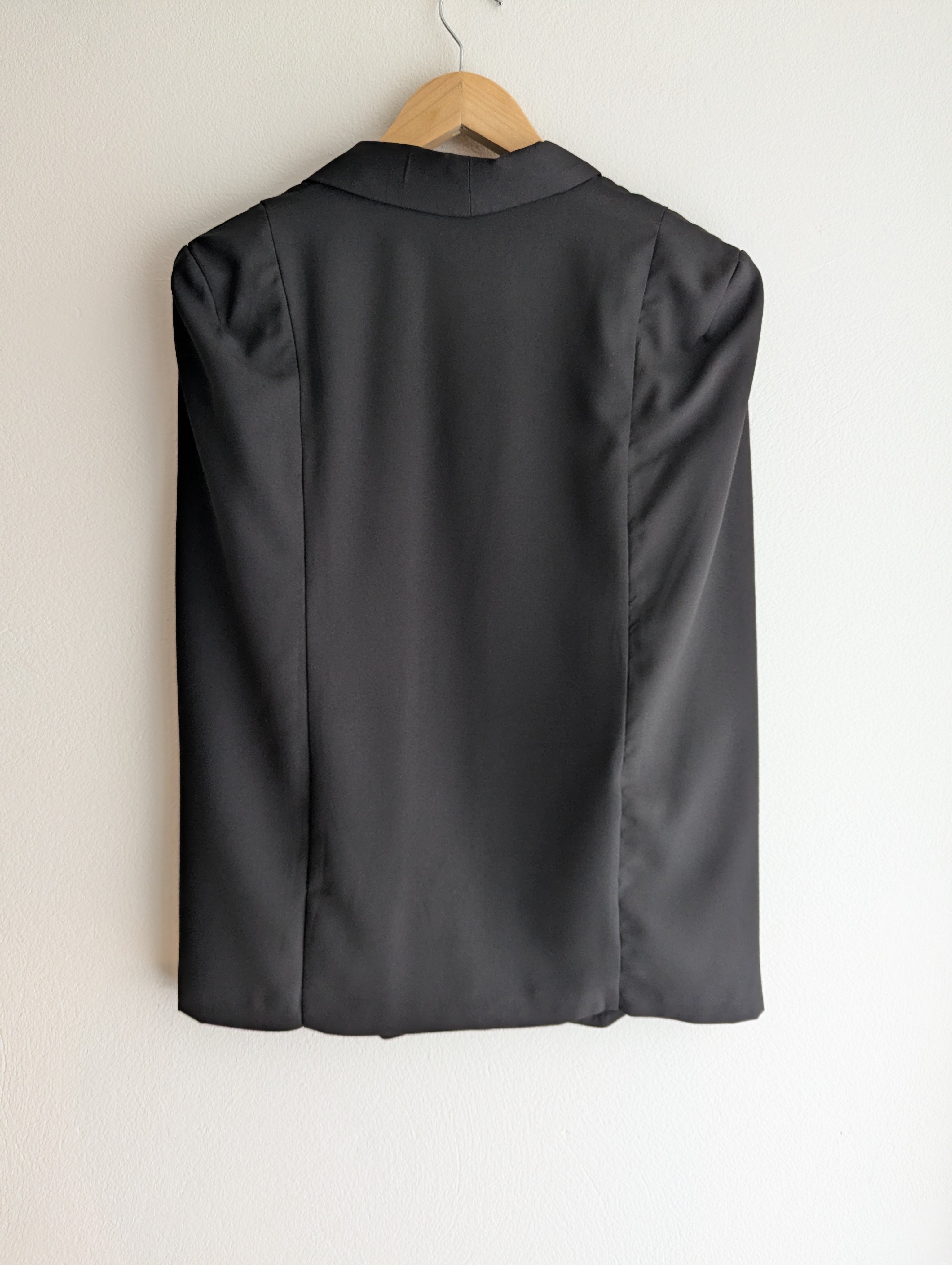 Mossée Black Blazer Cape
