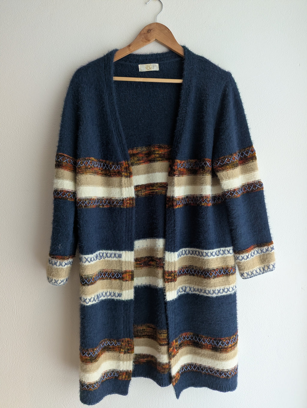 HQ Longline Stripe Cardigan