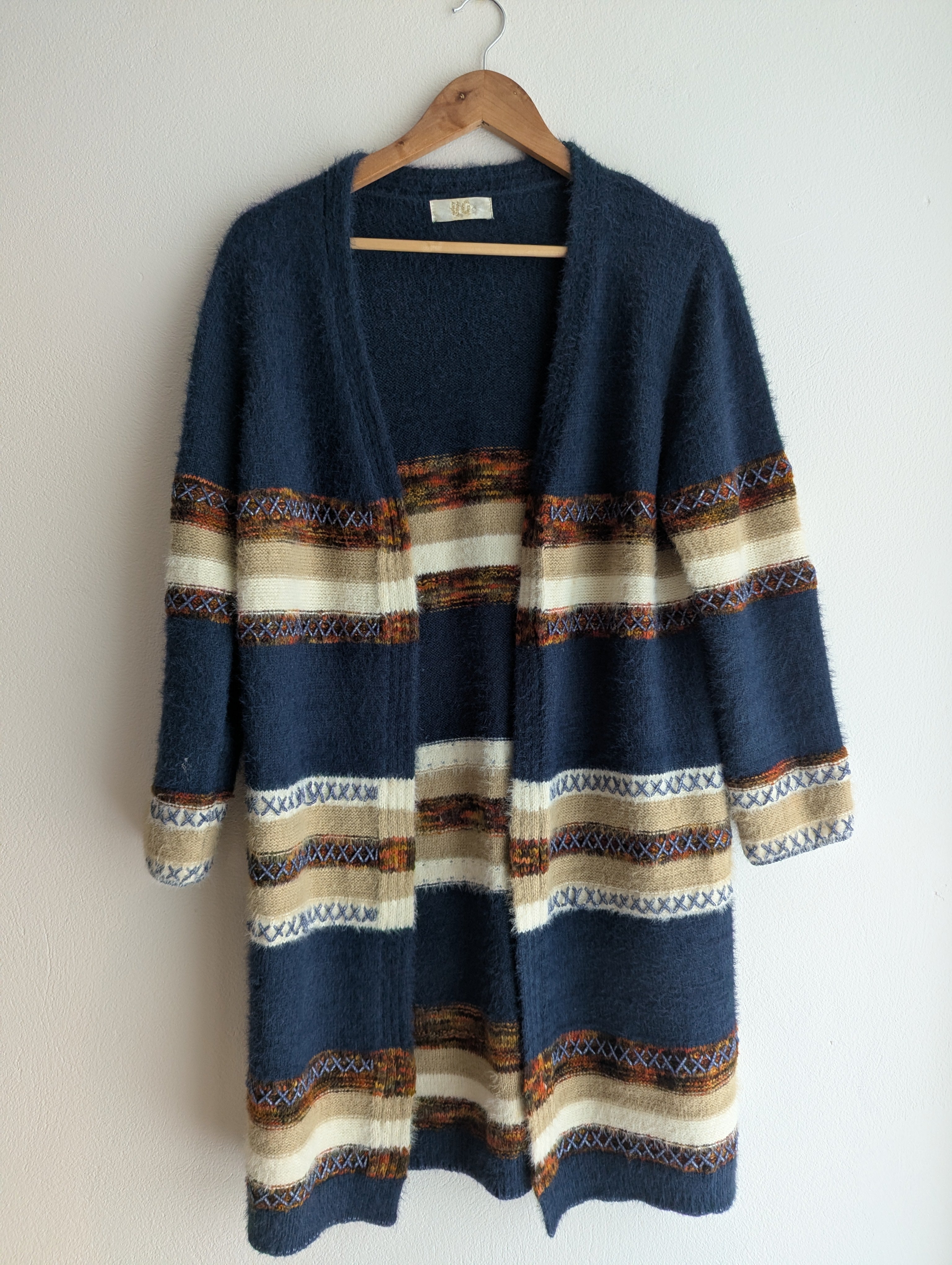 HQ Longline Stripe Cardigan