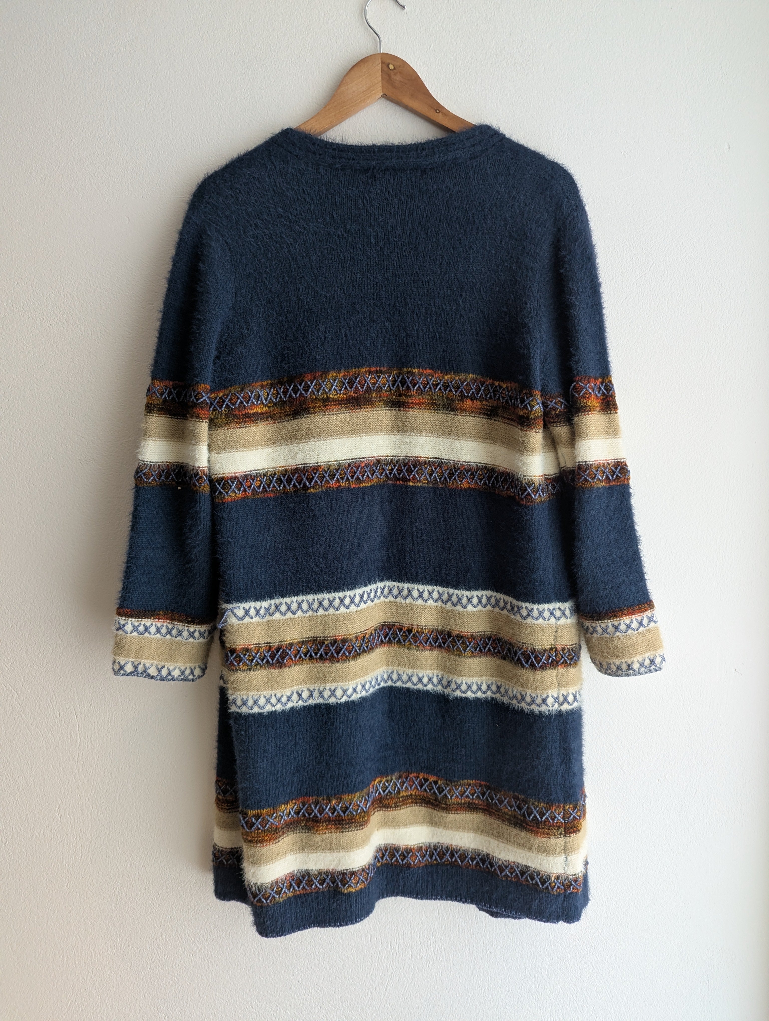 HQ Longline Stripe Cardigan
