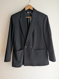Zara Double-Breasted Longline Blazer