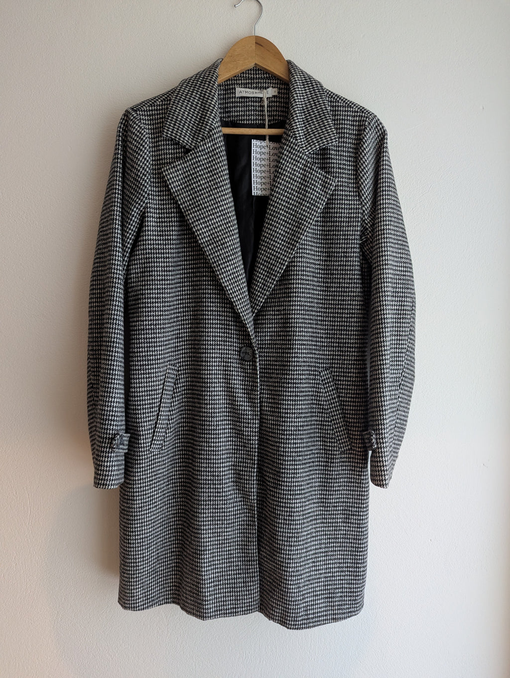 Atmos&Here Houndstooth Coat