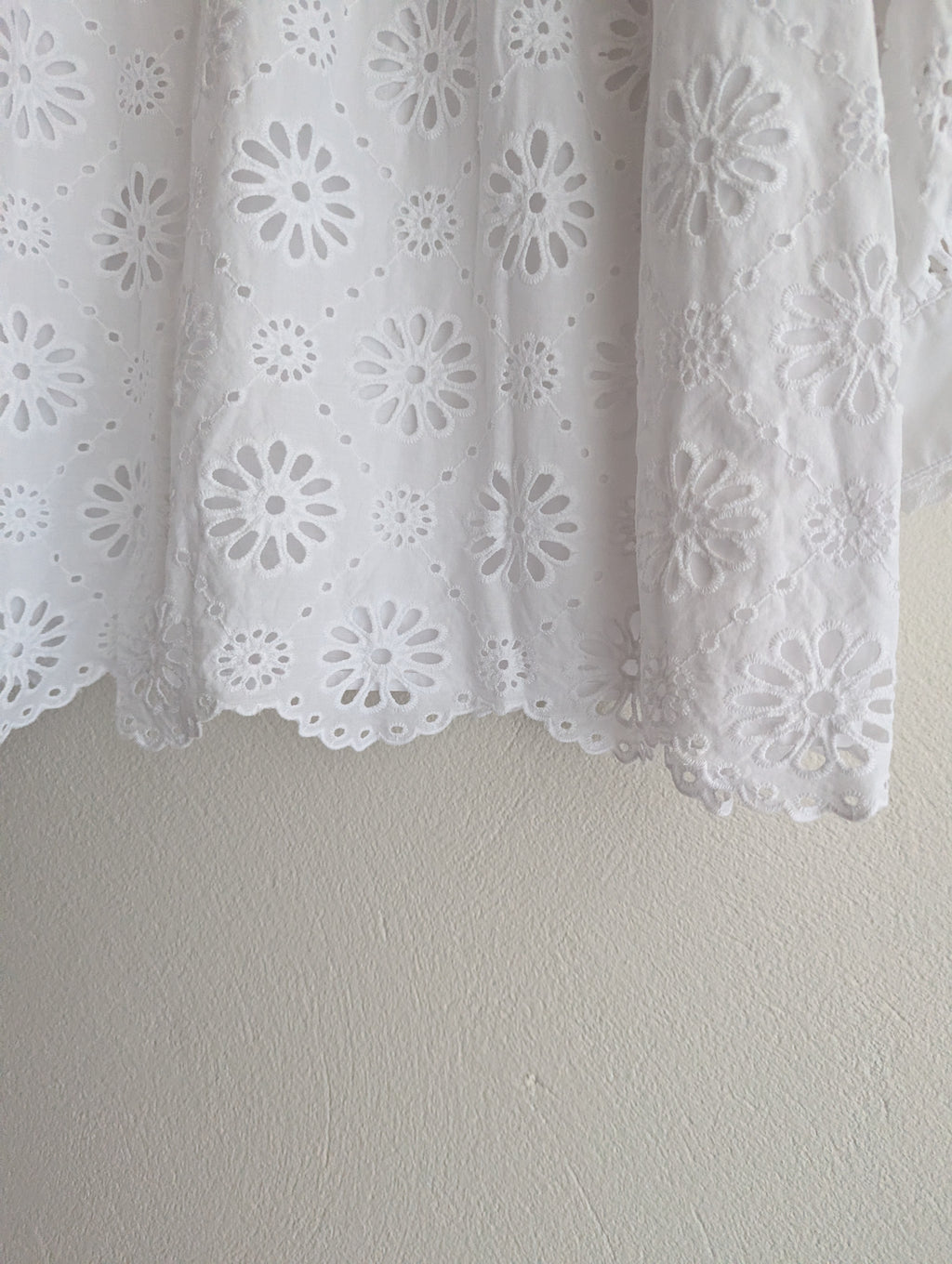 Sussan White Broderie Anglaise Button-Down Top