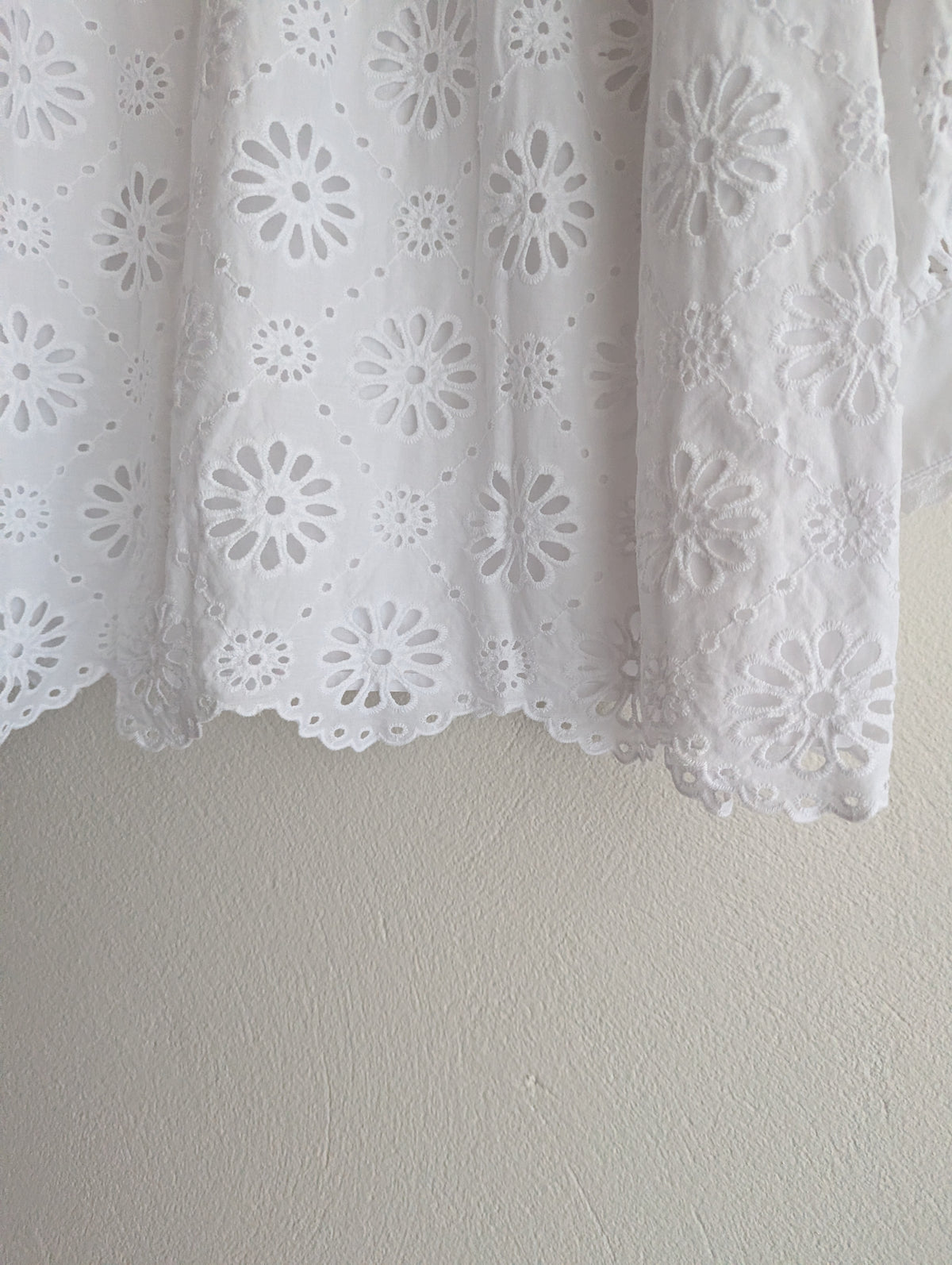 Sussan White Broderie Anglaise Button-Down Top