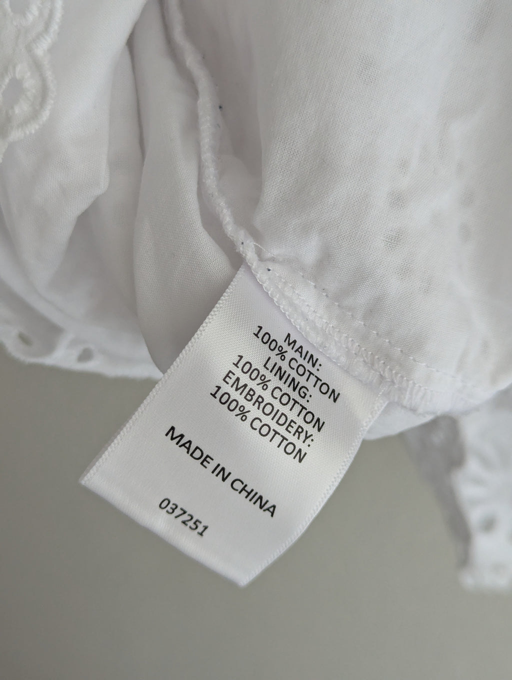 Sussan White Broderie Anglaise Button-Down Top
