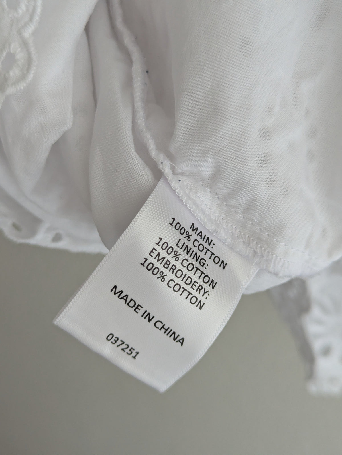 Sussan White Broderie Anglaise Button-Down Top