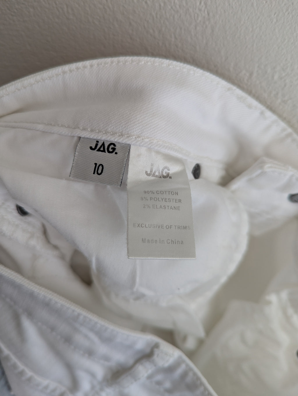 Jag Bianca White Denim Jean