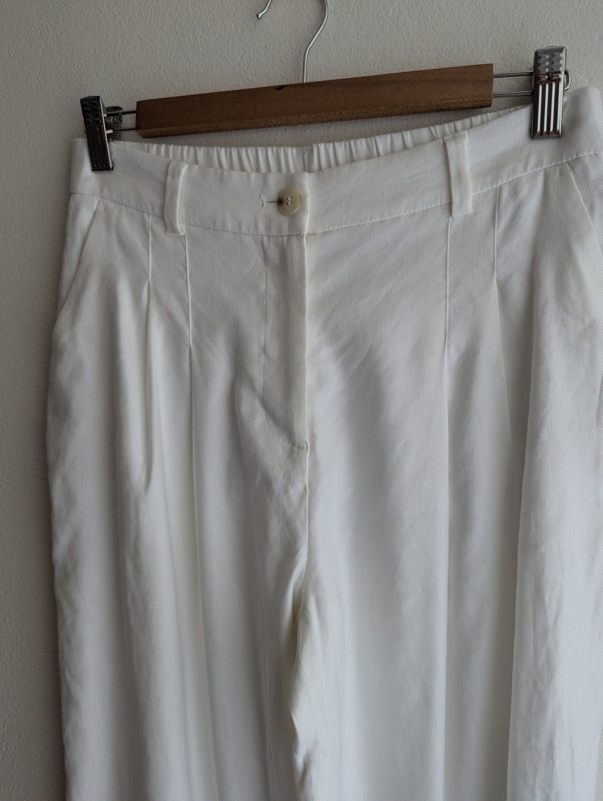 David Lawrence Linen-Blend Trousers