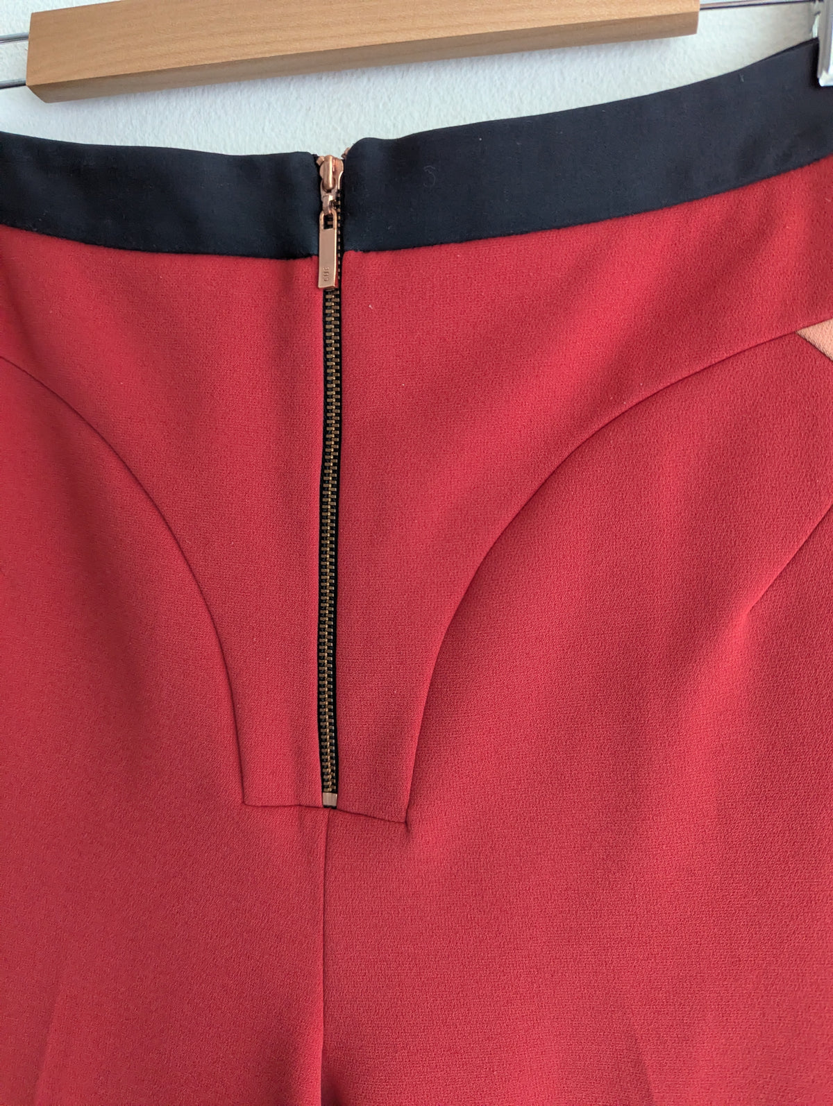 Cue Tailored Red Flared Pants