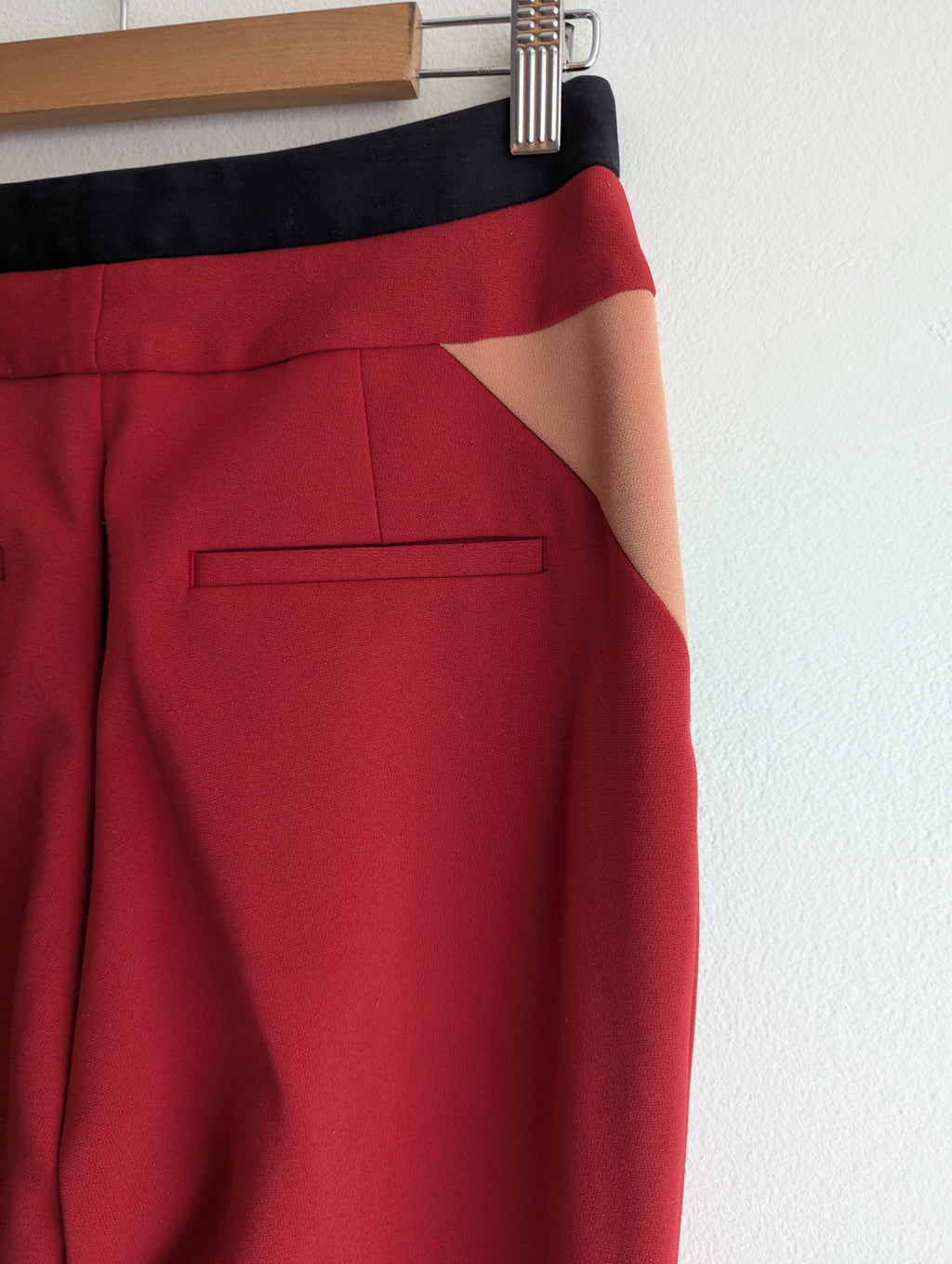 Cue Tailored Red Flared Pants