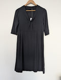 Saba Black Soft Jersey Knit Dress