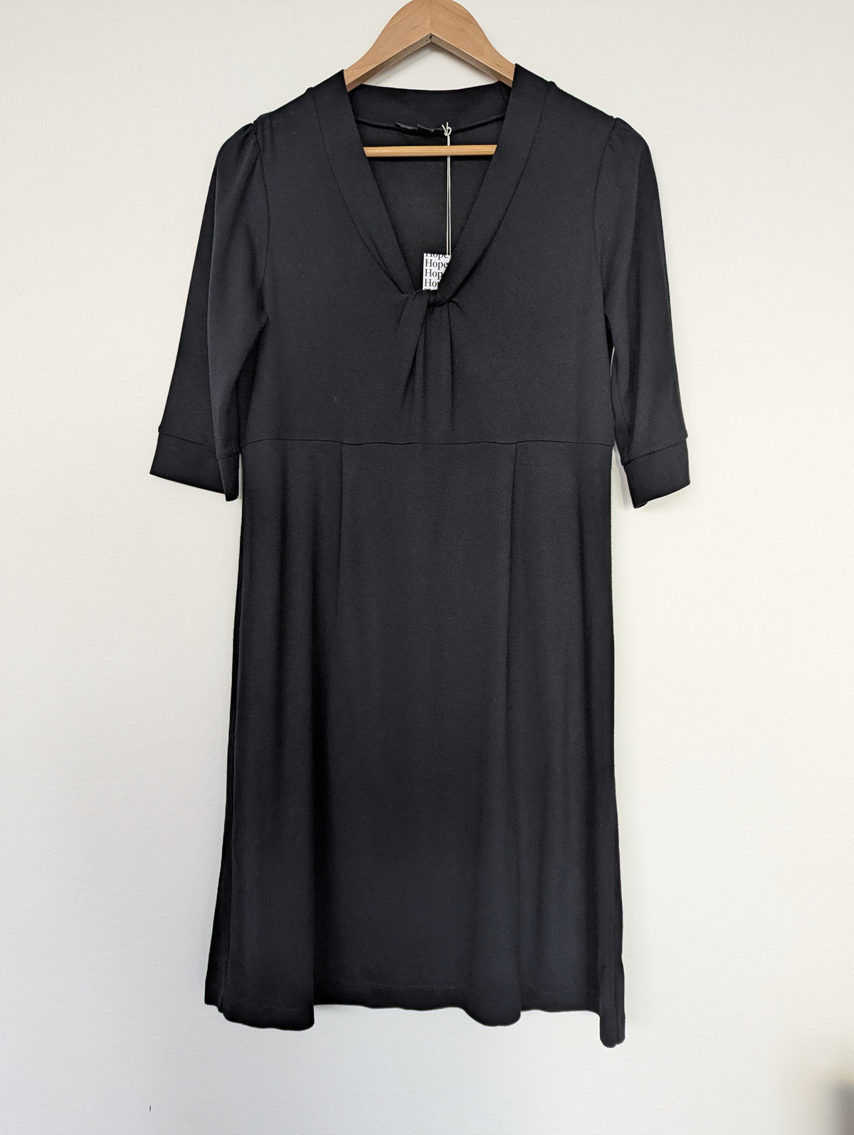 Saba Black Soft Jersey Knit Dress