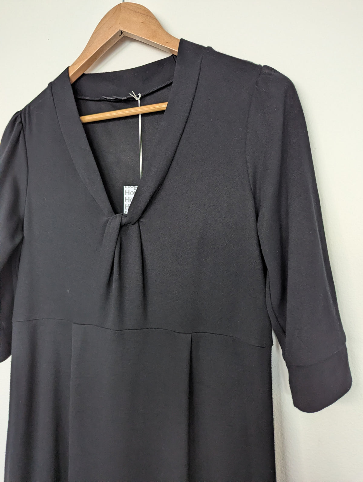 Saba Black Soft Jersey Knit Dress