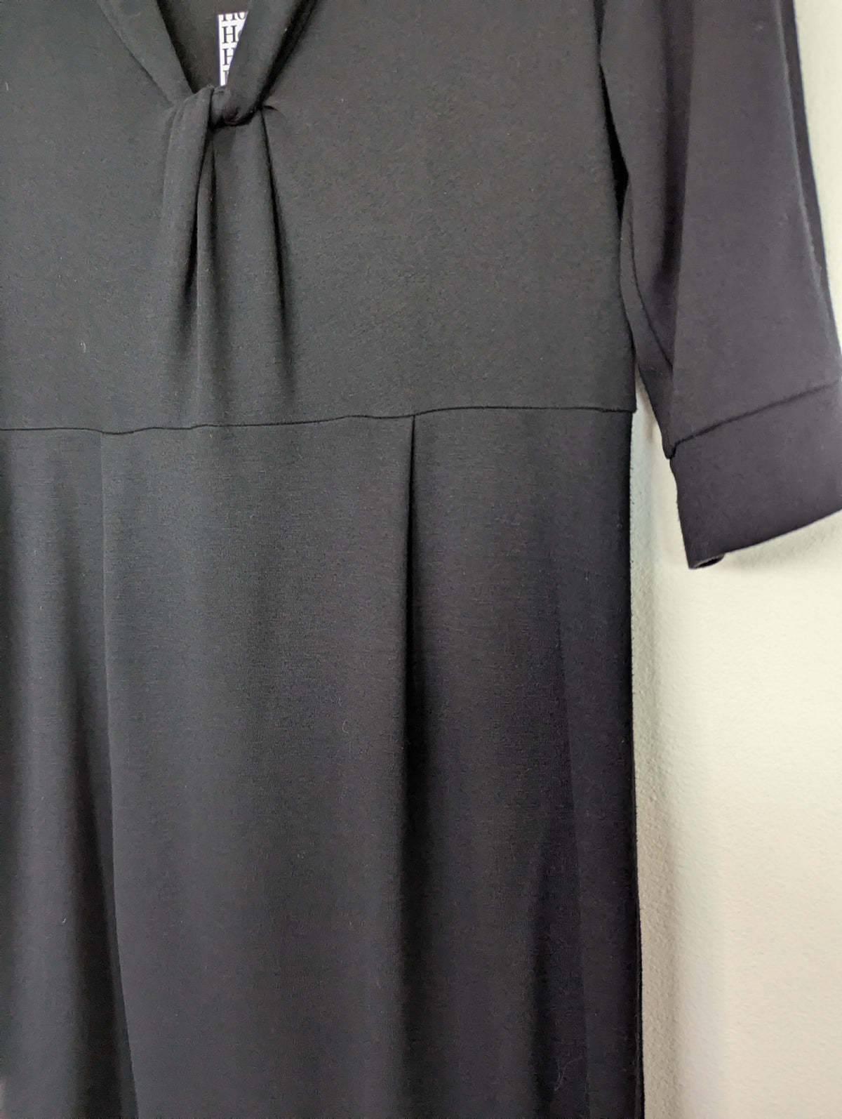 Saba Black Soft Jersey Knit Dress