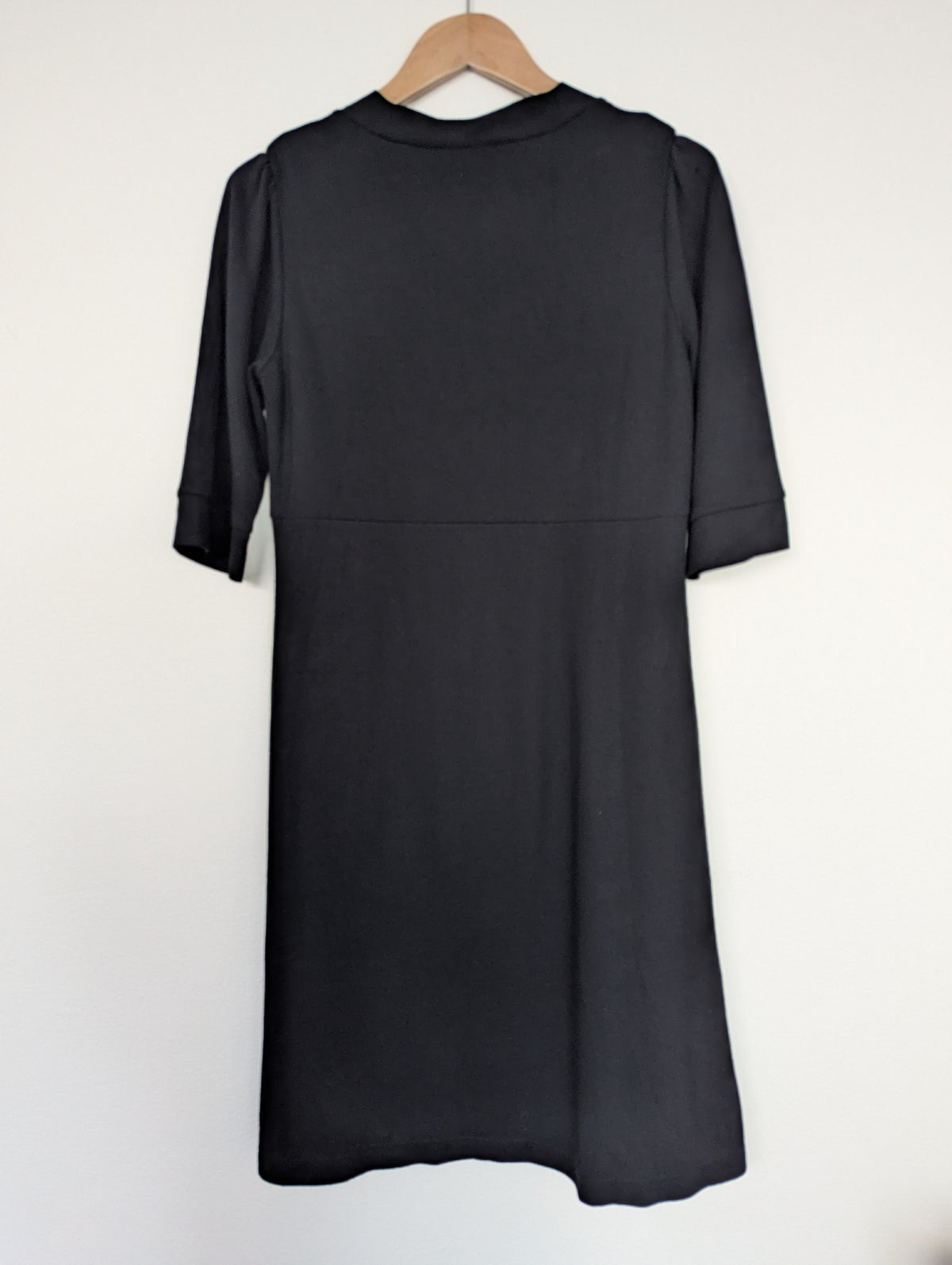 Saba Black Soft Jersey Knit Dress