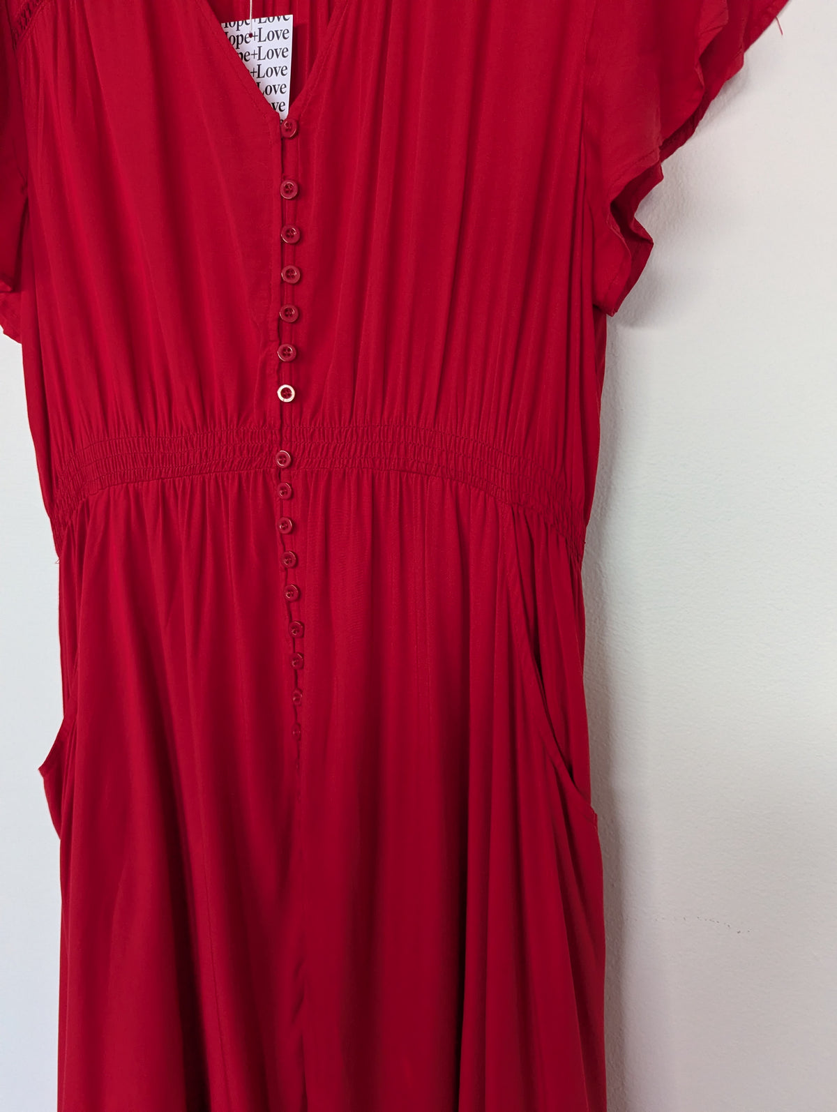 Caroline Morgan Red Maxi Dress