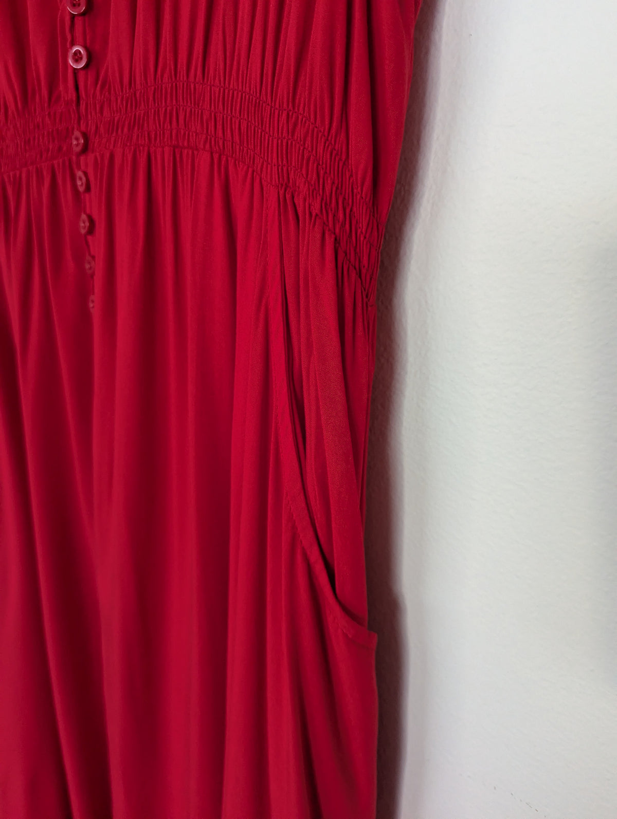 Caroline Morgan Red Maxi Dress