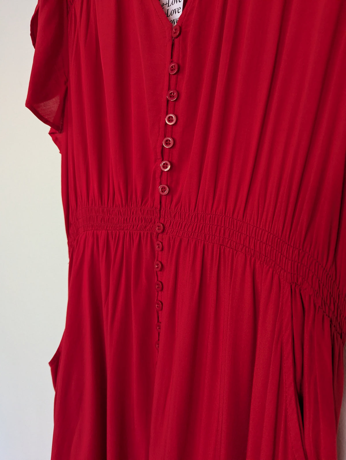 Caroline Morgan Red Maxi Dress