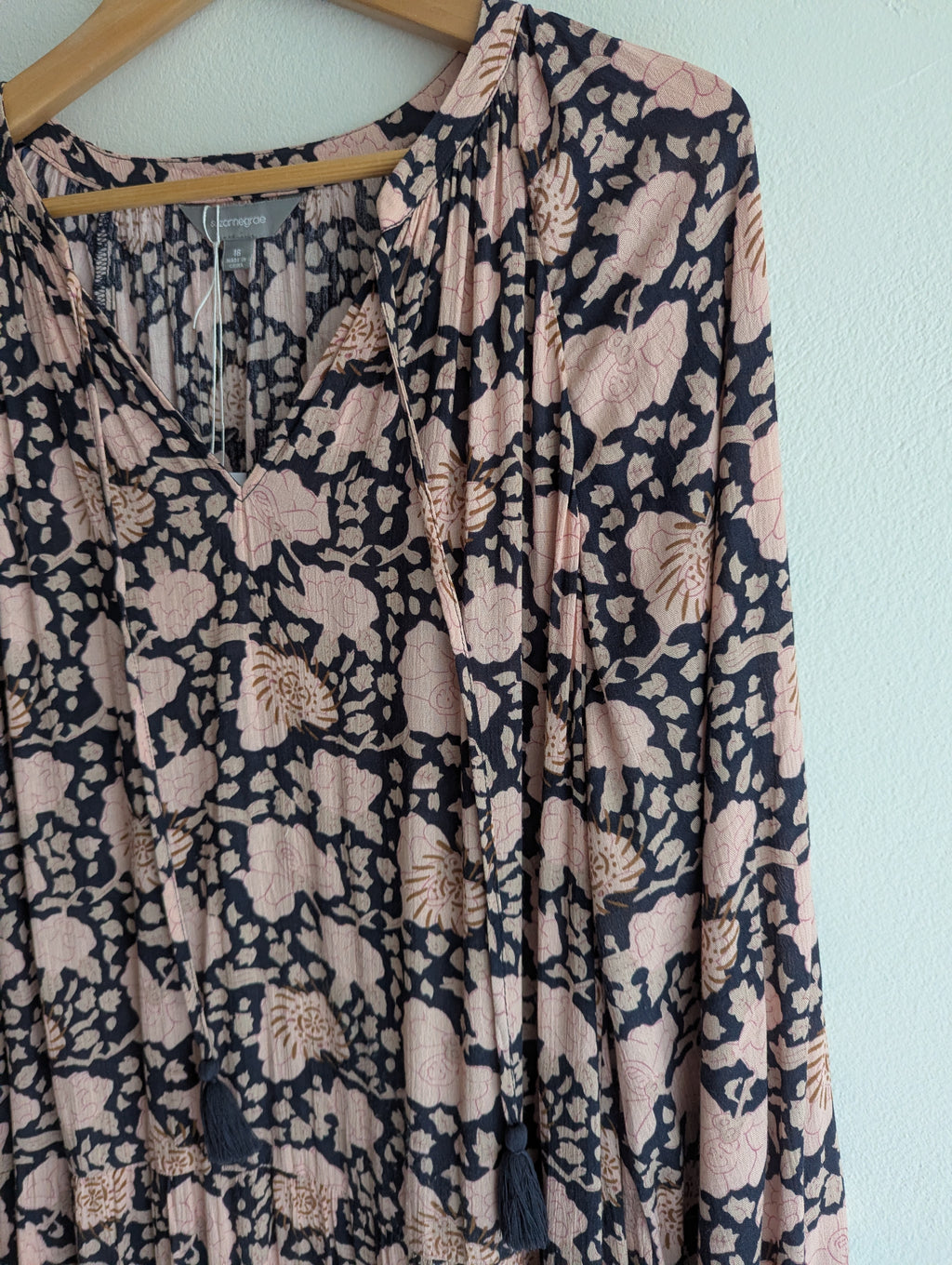 Suzanne Grae Pink Floral Shift Dress