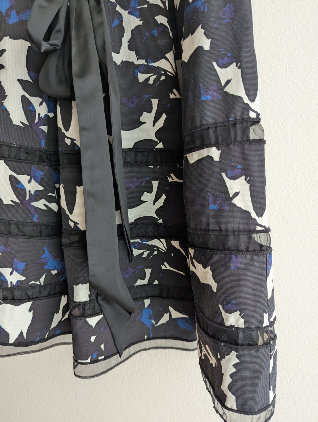 Basque Floral Fit & Flare Dress