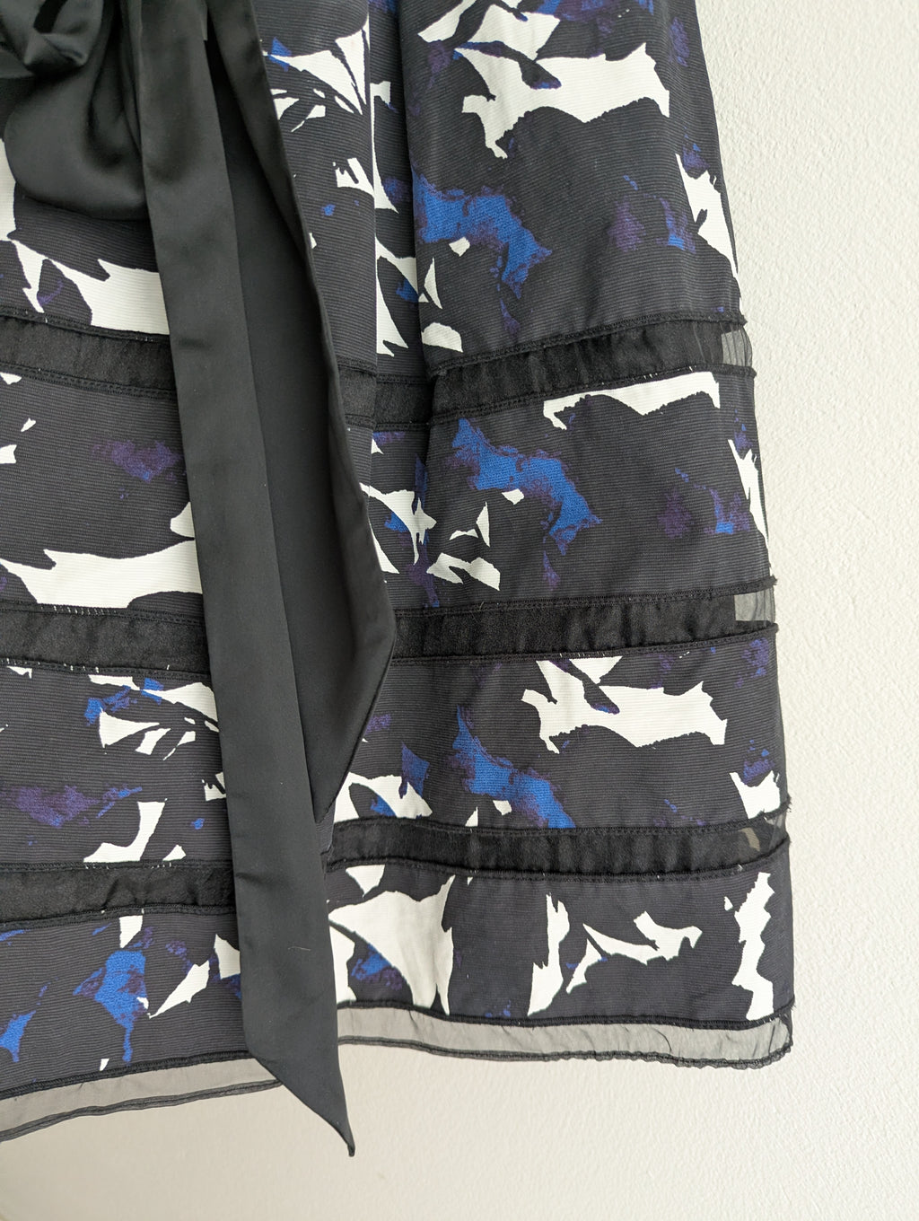 Basque Floral Fit & Flare Dress