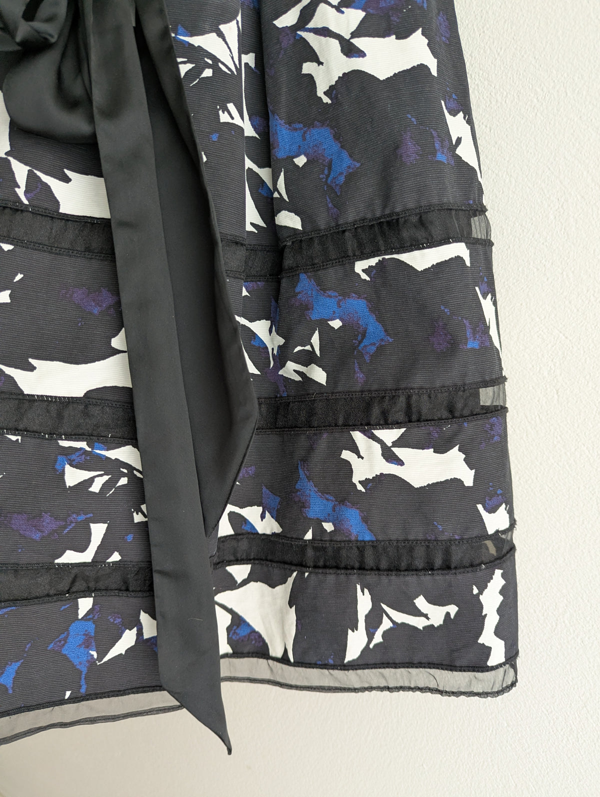 Basque Floral Fit & Flare Dress