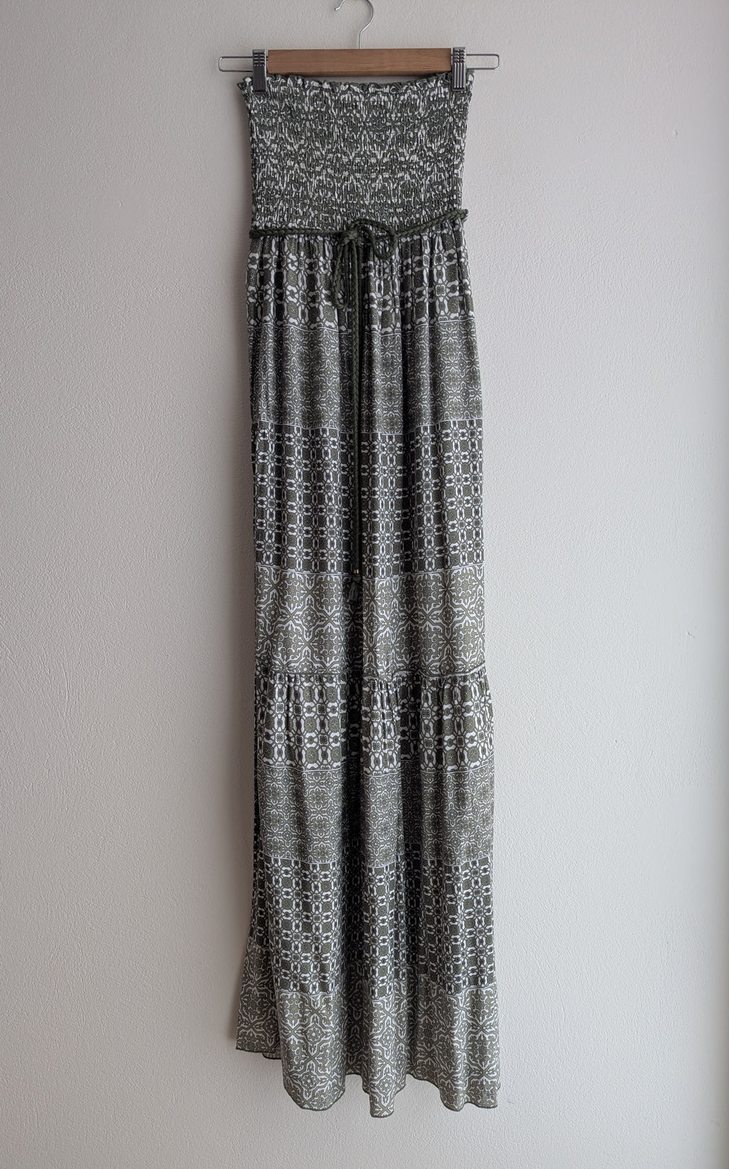 Guess Strapless Bandeau Strapless Maxi Dress