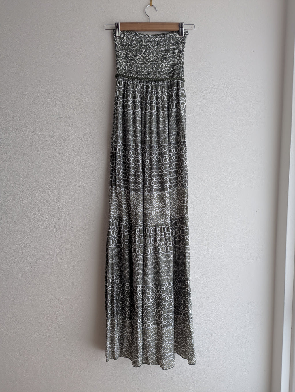 Guess Strapless Bandeau Strapless Maxi Dress