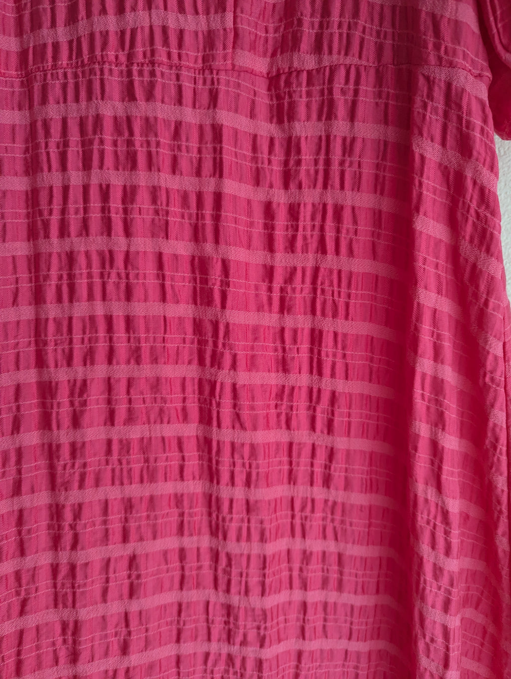 Sussan Hot Pink Plaid Maxi Dress