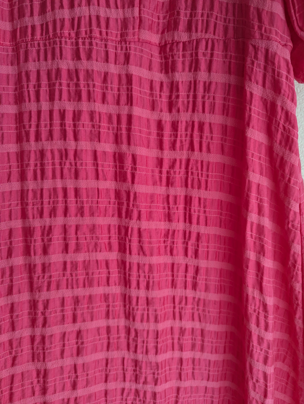 Sussan Hot Pink Plaid Maxi Dress