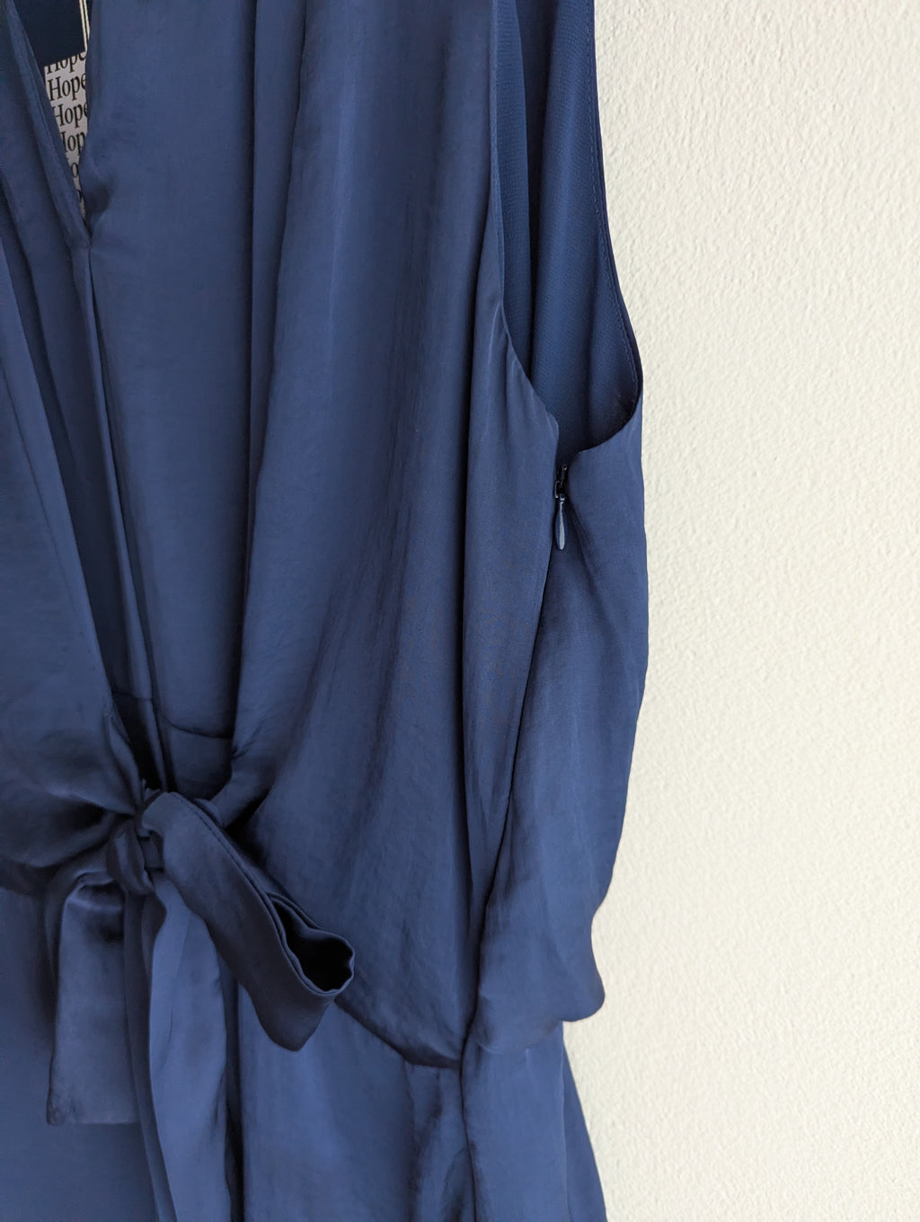 Jane Lamerton Navy Satin Dress