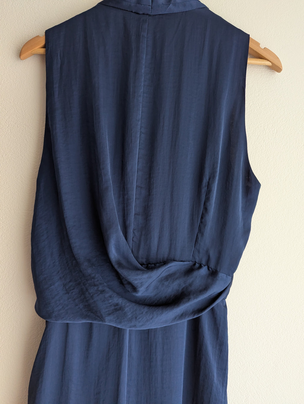 Jane Lamerton Navy Satin Dress