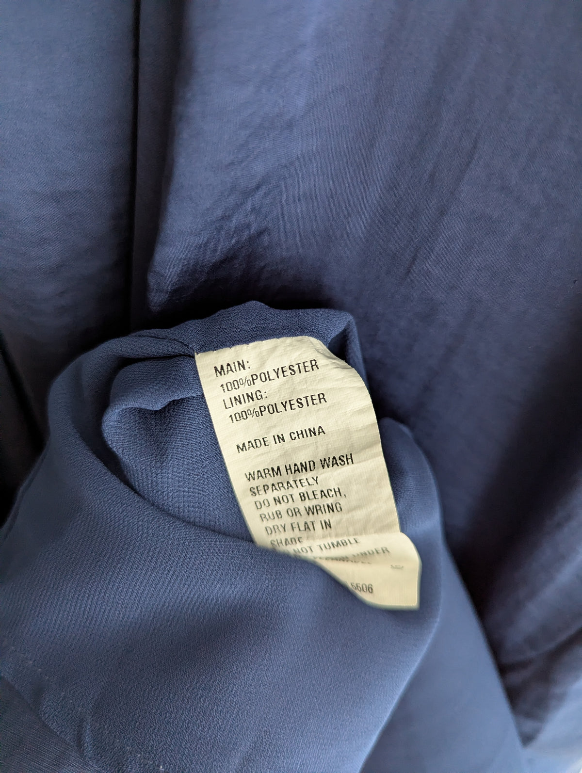 Jane Lamerton Navy Satin Dress