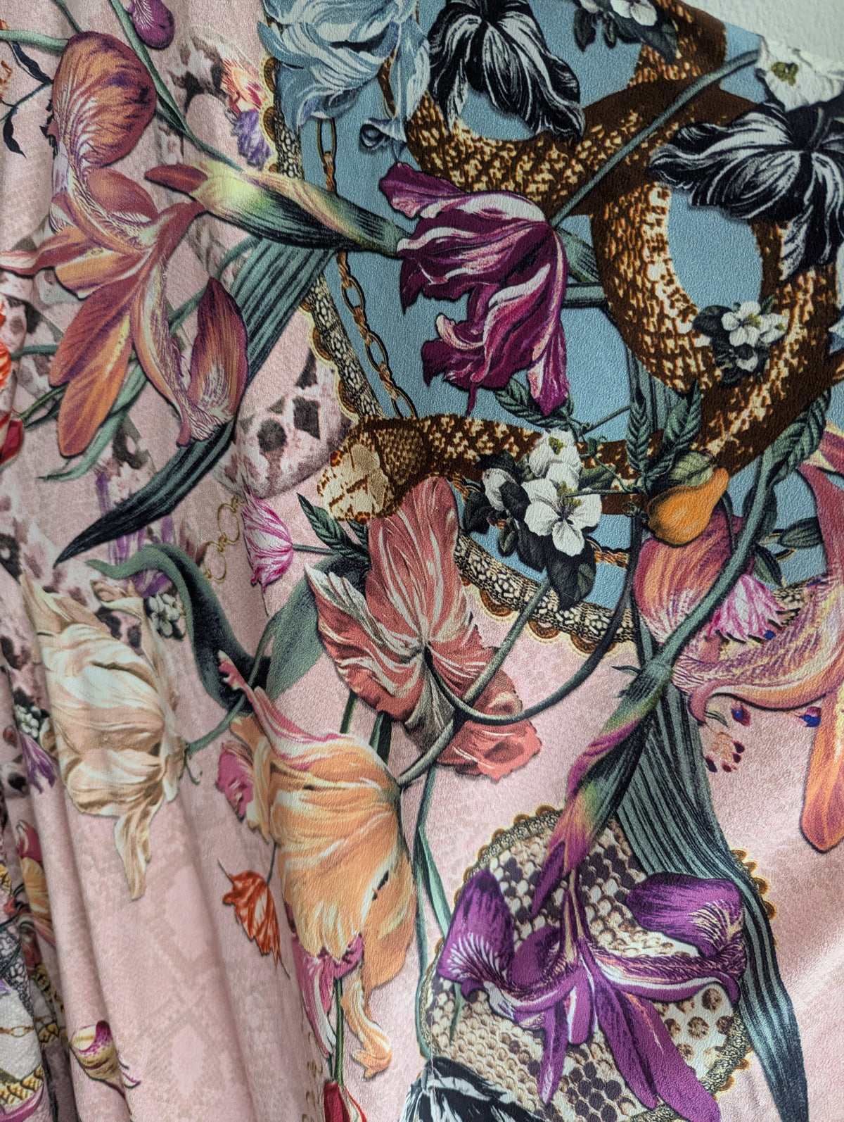 Camilla Pink Silk Maxi Kaftan Dress