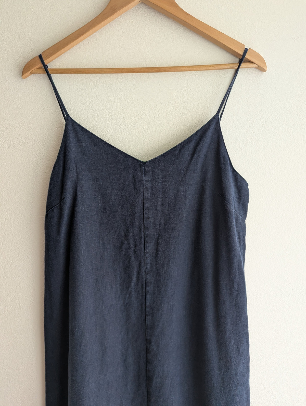 Country Road Navy Linen Shift Dress