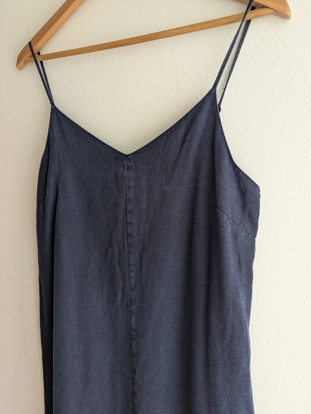 Country Road Navy Linen Shift Dress