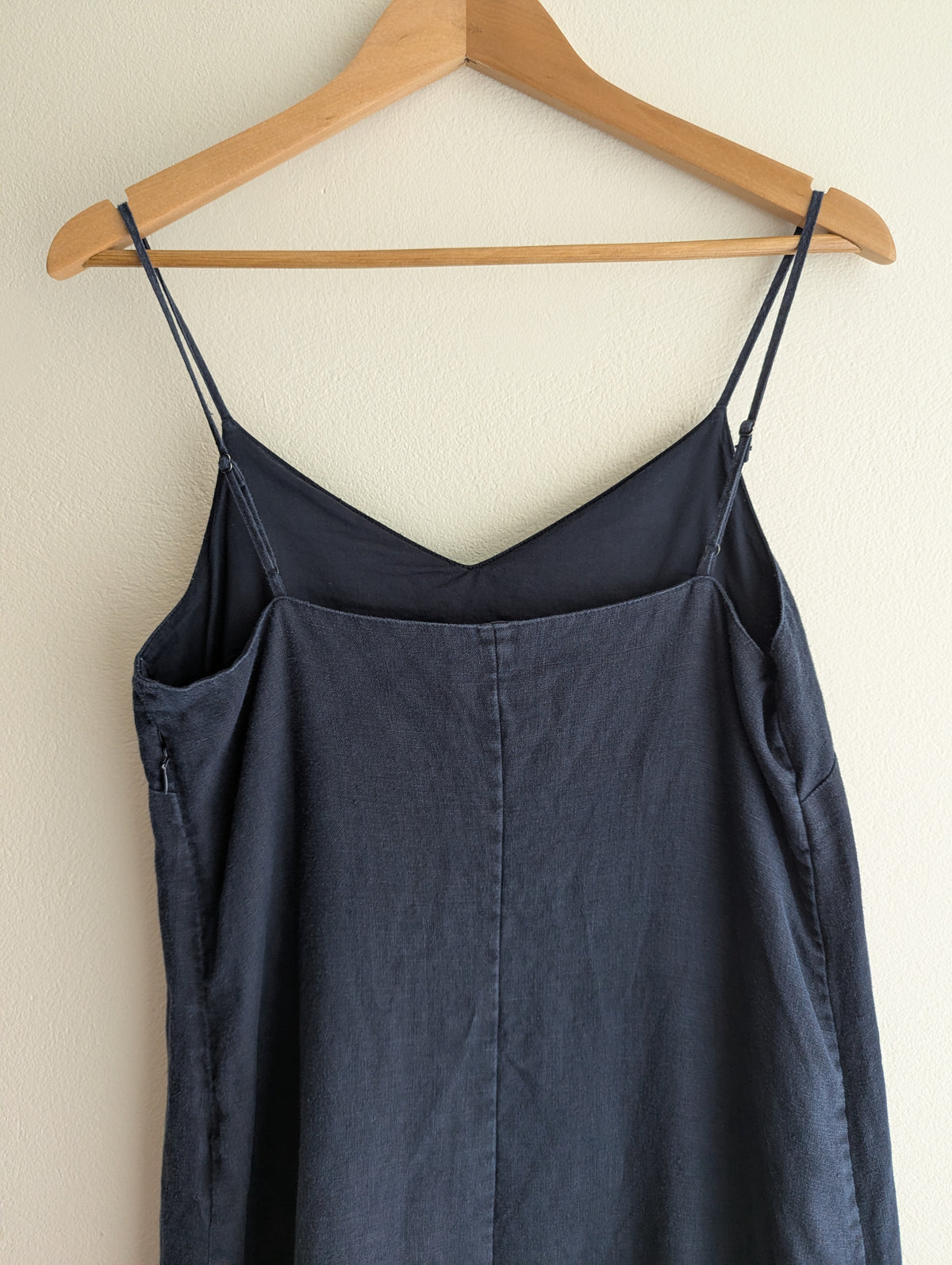 Country Road Navy Linen Shift Dress