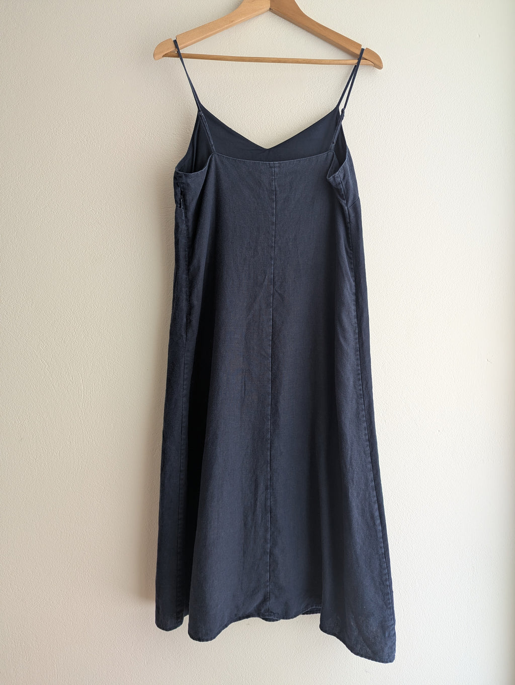 Country Road Navy Linen Shift Dress