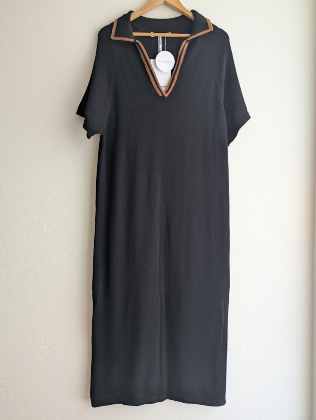 Label Of Love Knitted Cotton Maxi Dress
