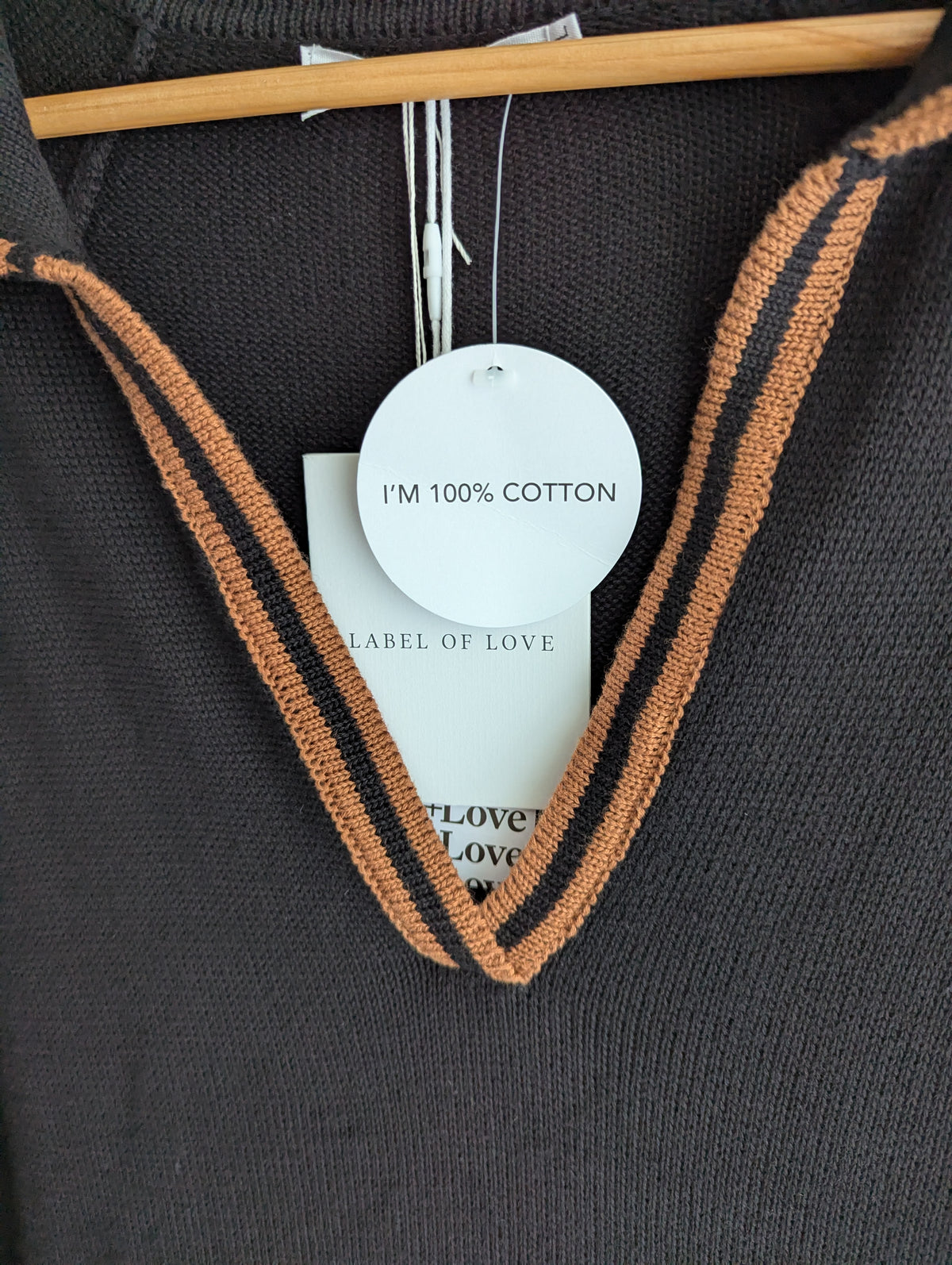 Label Of Love Knitted Cotton Maxi Dress