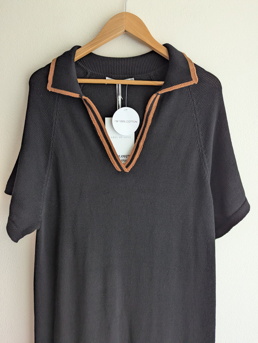 Label Of Love Knitted Cotton Maxi Dress