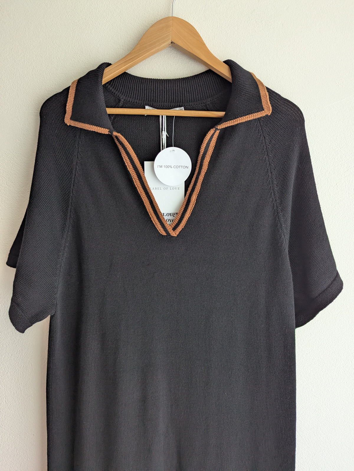 Label Of Love Knitted Cotton Maxi Dress