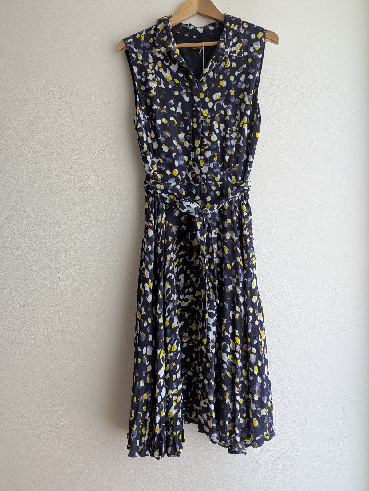Trent Nathan Sleeveless Fit & Flare Midi Dress