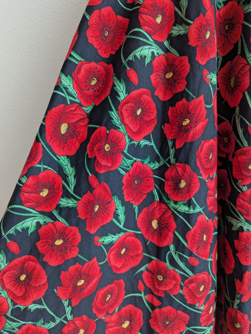 Hell Bunny Vixen Retro Red Poppy Fit & Flare Dress