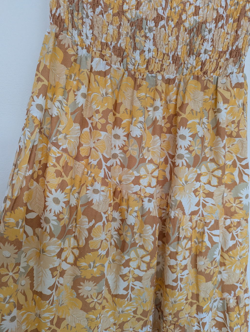 Charlie Holiday Sunny Yellow One Shoulder Maxi Dress