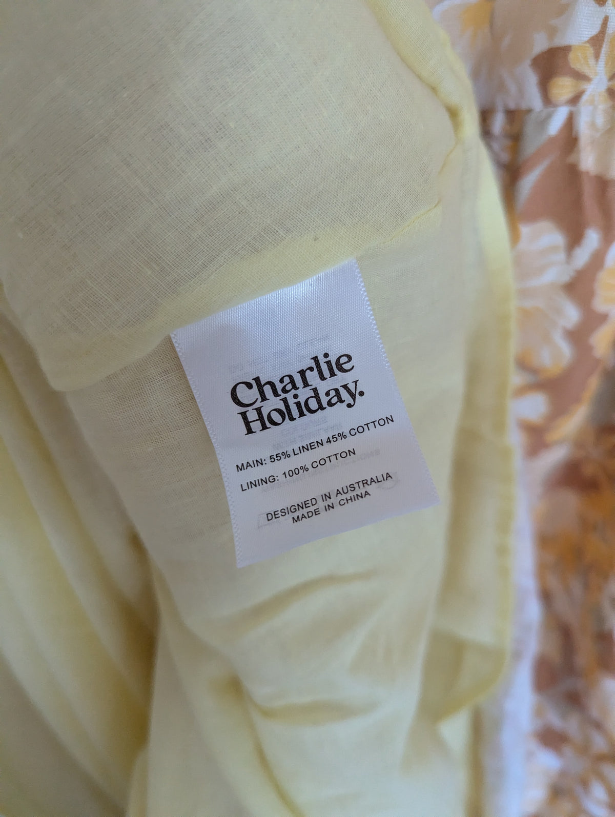 Charlie Holiday Sunny Yellow One Shoulder Maxi Dress