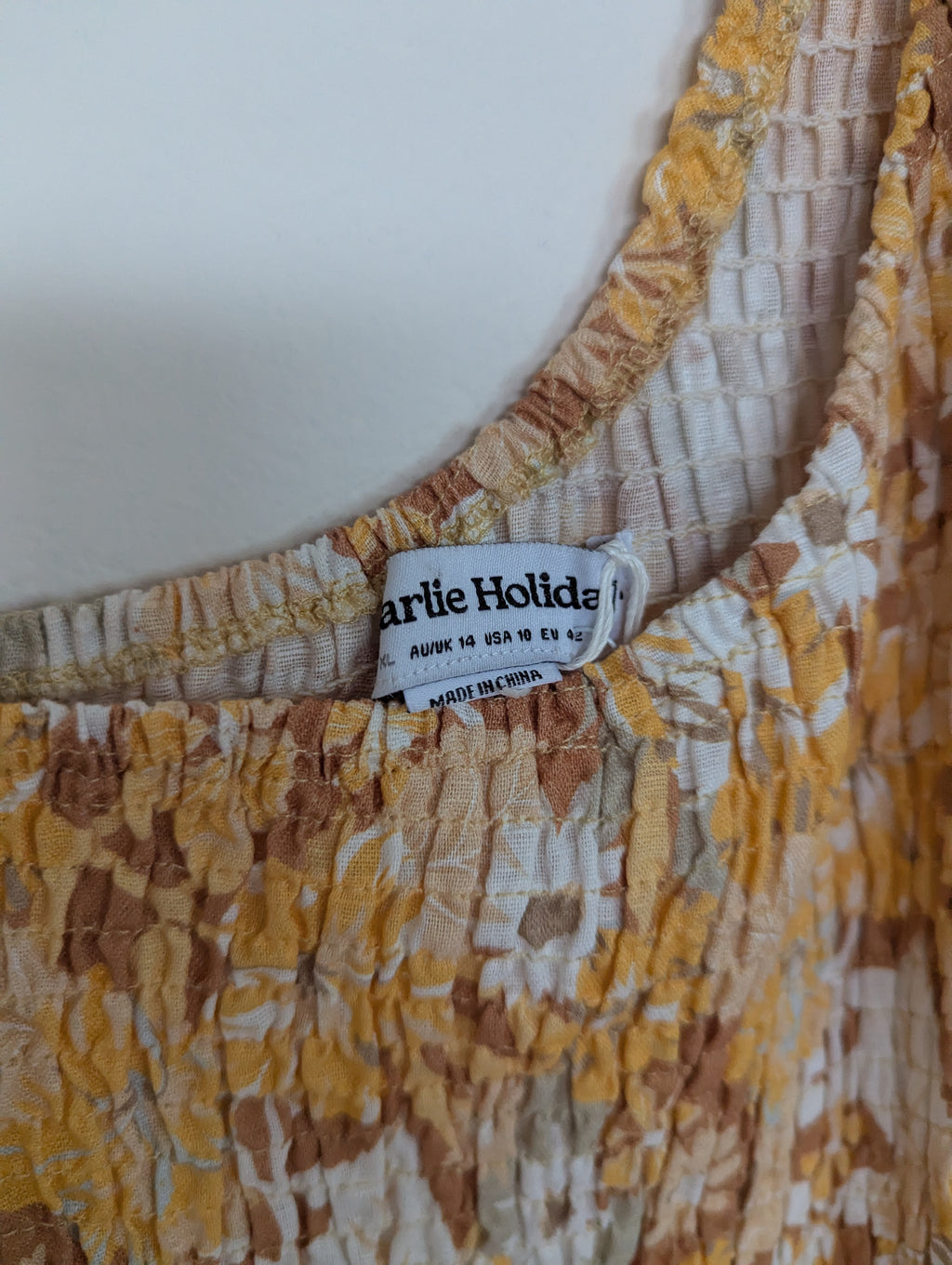 Charlie Holiday Sunny Yellow One Shoulder Maxi Dress
