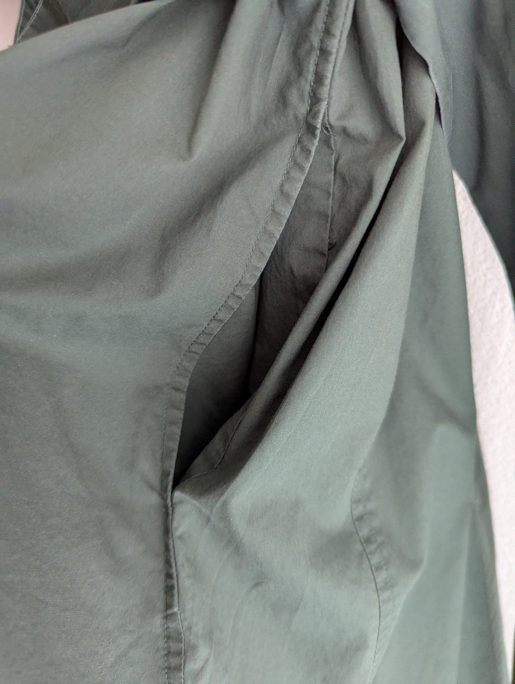 Perri Cutten Cotton Maxi Shirt Dress