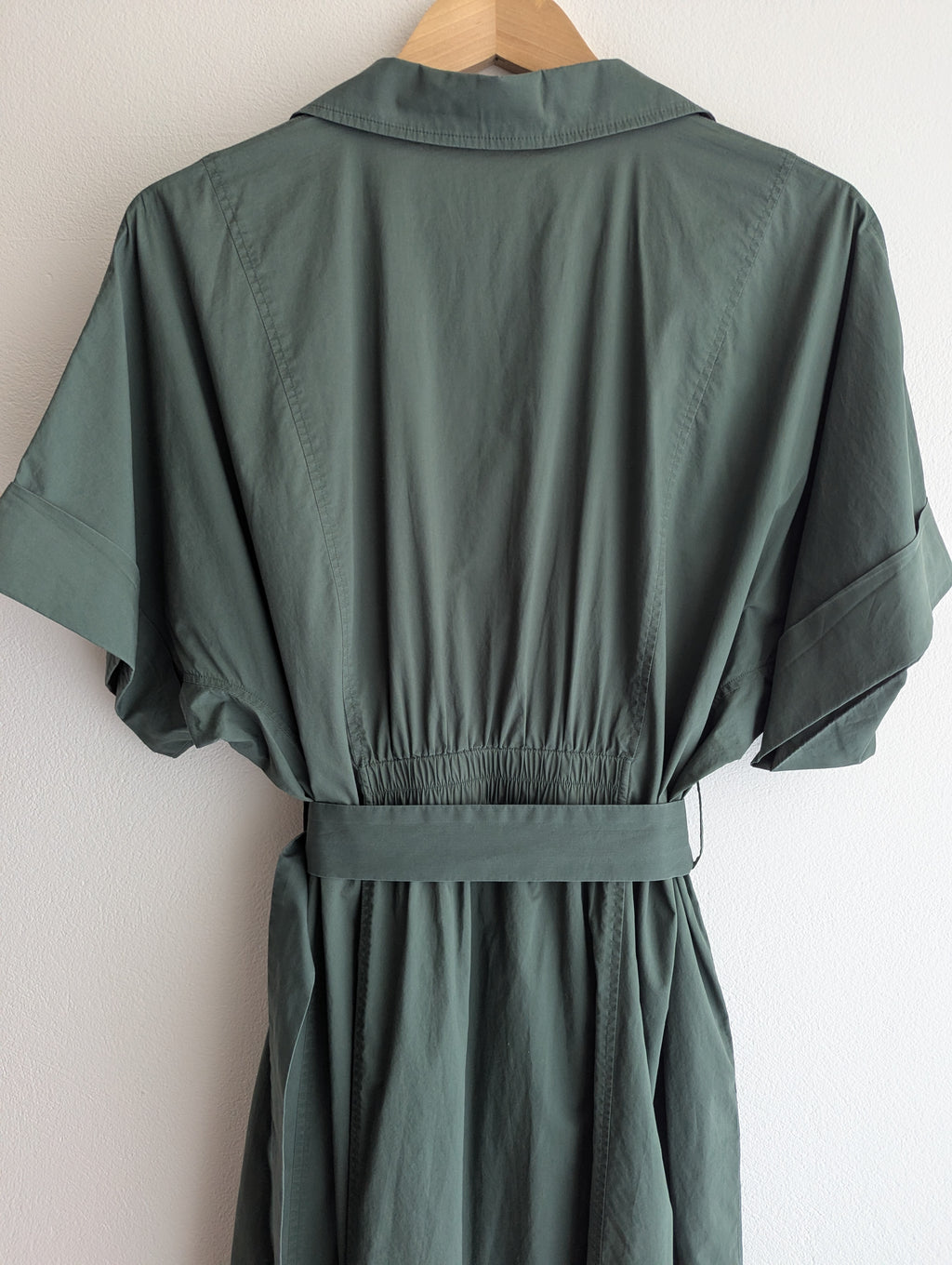 Perri Cutten Cotton Maxi Shirt Dress