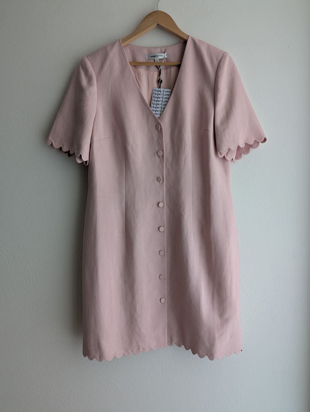 Perri Cutten Pink Shirt Dress